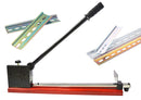Coupe-rail manuel Din pour rail en alliage d'aluminium et en acier avec échelle à trois rainures 