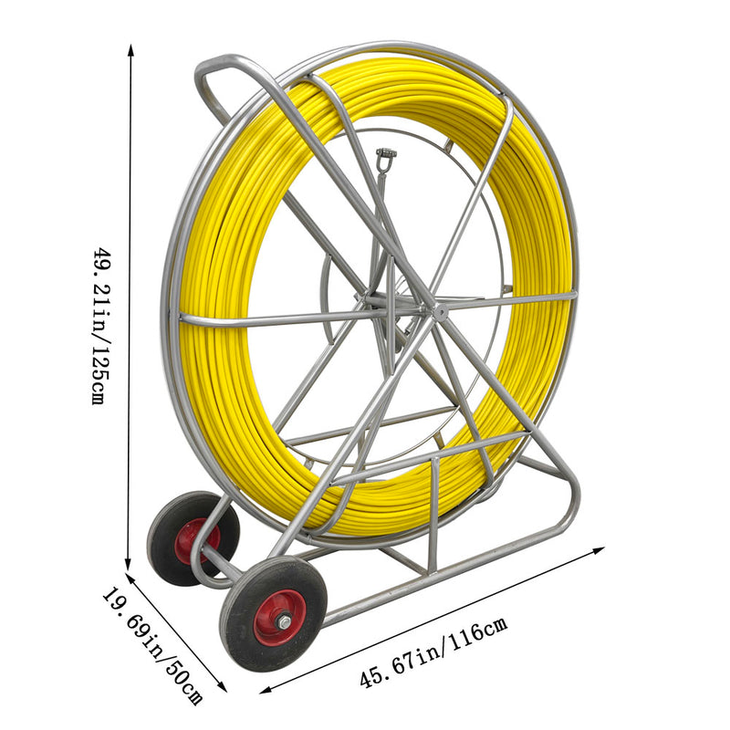 Extracteur de conduit de conduit de tige de course de câble de fil de fibre de verre de bande de poissons de 12mm 250m