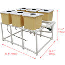 Hydroponic Site Grow Kit 6 Sites Box-type