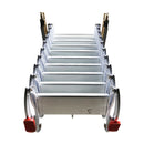 White Wall Mounted Loft Wall Ladder