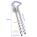 Black Loft Wall Ladder Stairs