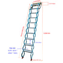 Blue Loft Wall Ladder Stairs