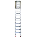 White Loft Wall Ladder Stairs