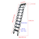 Black Loft Wall Ladder Stairs