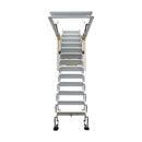 White Attic Pull Down Ceiling Ladder Stairs