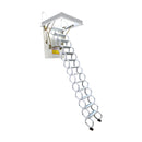 White Attic Pull Down Ceiling Ladder Stairs