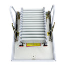 White Attic Pull Down Ceiling Ladder Stairs
