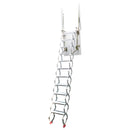 White Side-mounted Loft Wall Ladder Stairs