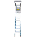 Blue Attic Pull Down Ceiling Ladder Stairs