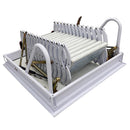 White Attic Pull Down Ceiling Ladder Stairs