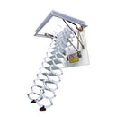 White Attic Pull Down Ceiling Ladder Stairs