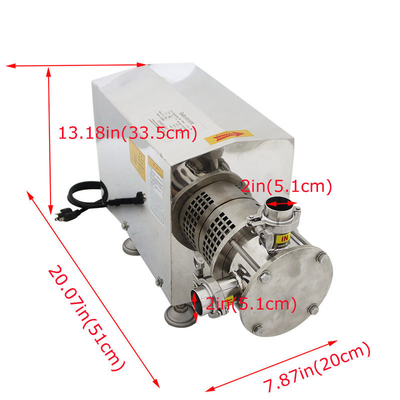 110V 304 stainless steel centrifugal  pump