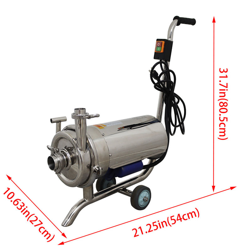 304 food grade centrifugal pump