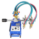 Semi-automatic Double Torch Track Burner Portable Handle Gas Cutting Machine 110V