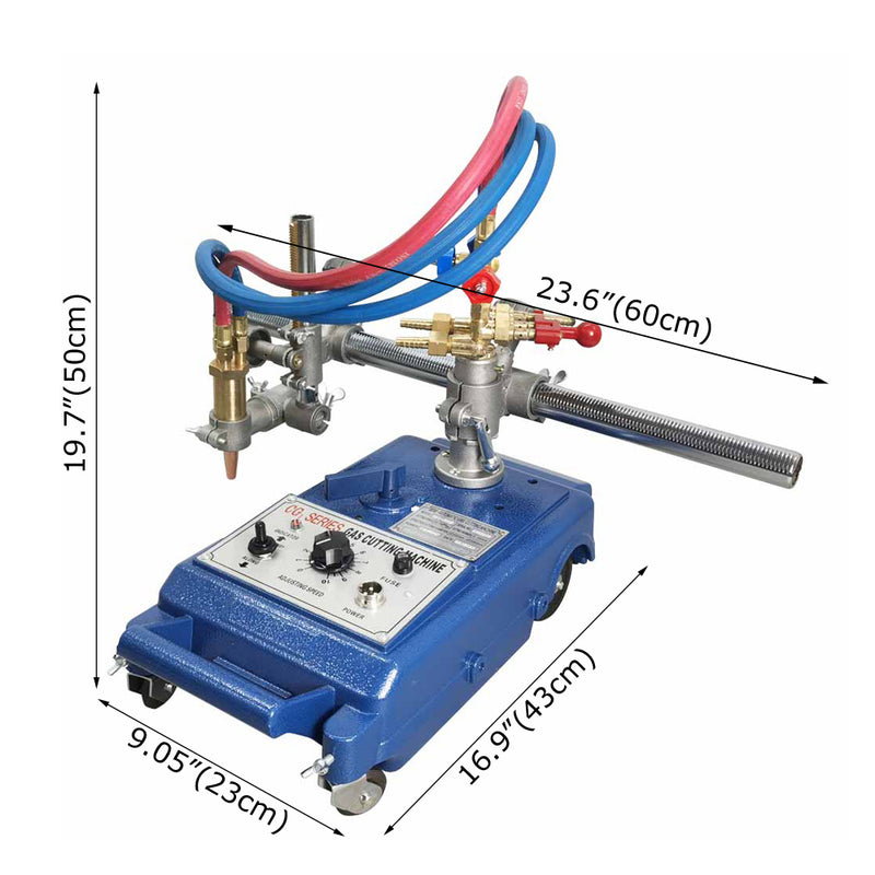 Torch Track Burner Portable handle Gas Cutting machine 110V