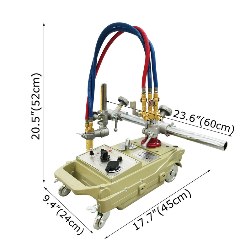 Torch Track Burner Portable handle Gas Cutting machine 110V