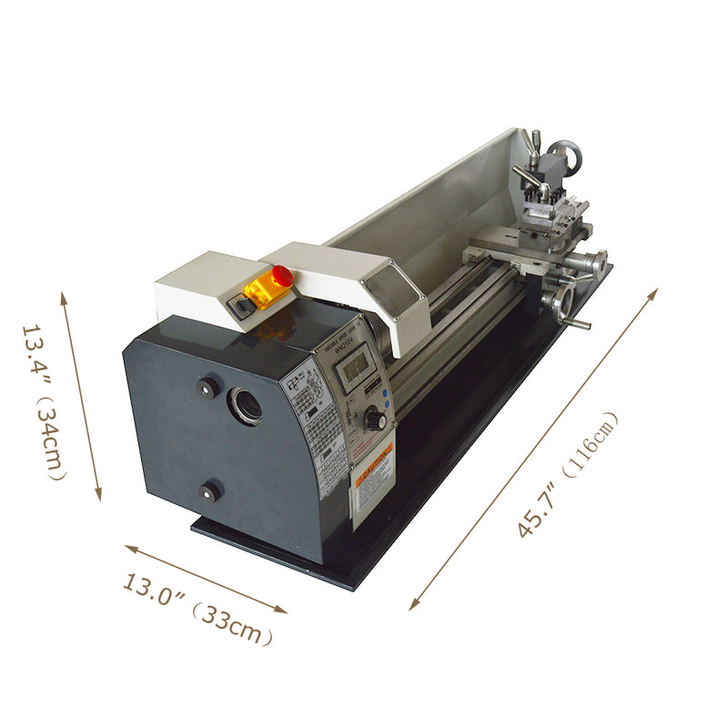 WM210V Inch Precision Metal Bench Lathe 1100W