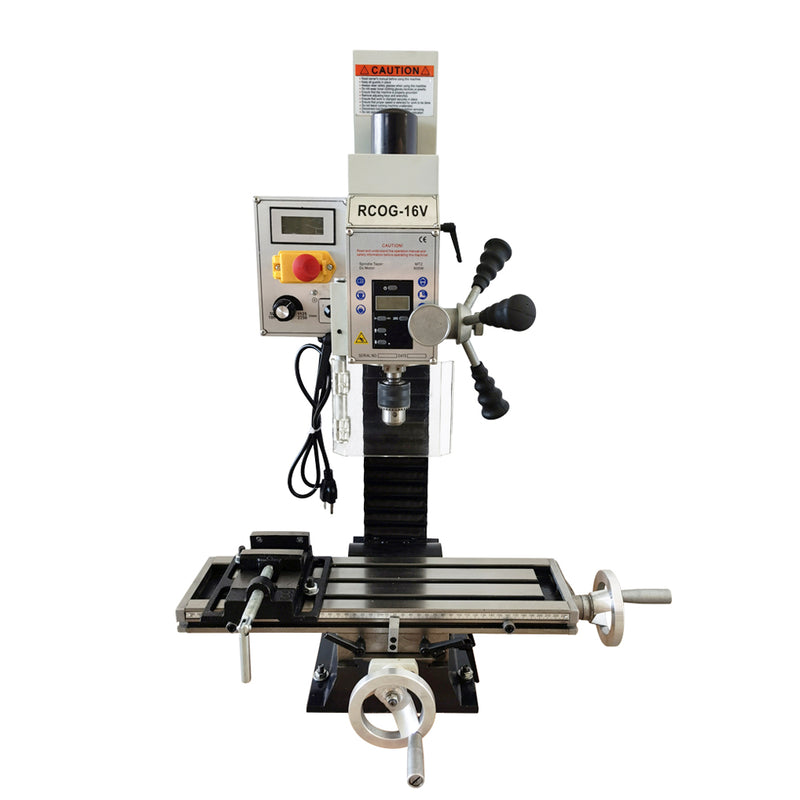 600W RCOG-16V Brushless Precision Milling and Drilling Machine 110V