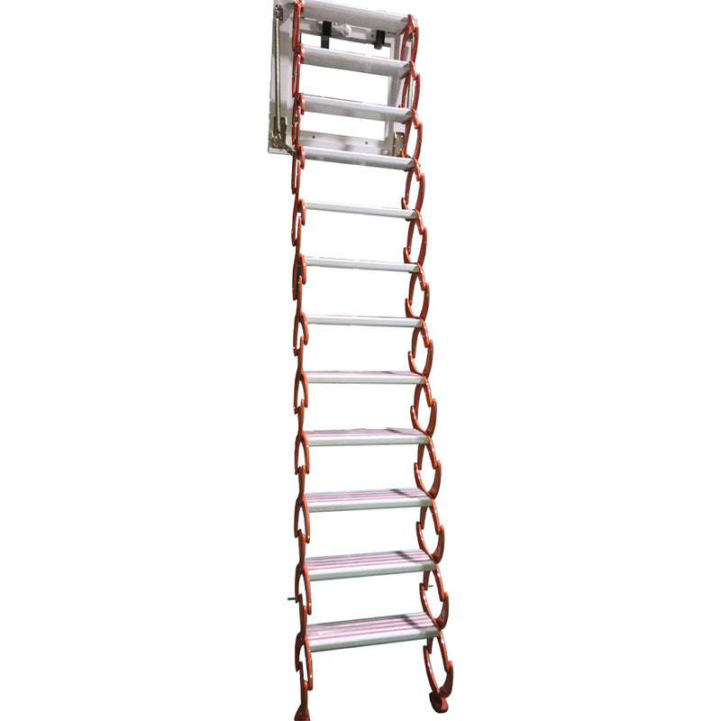 Orange Loft Wall Ladder Stairs