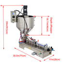 110V 50ml Paste Liquid Heating Stirring Filling Machine