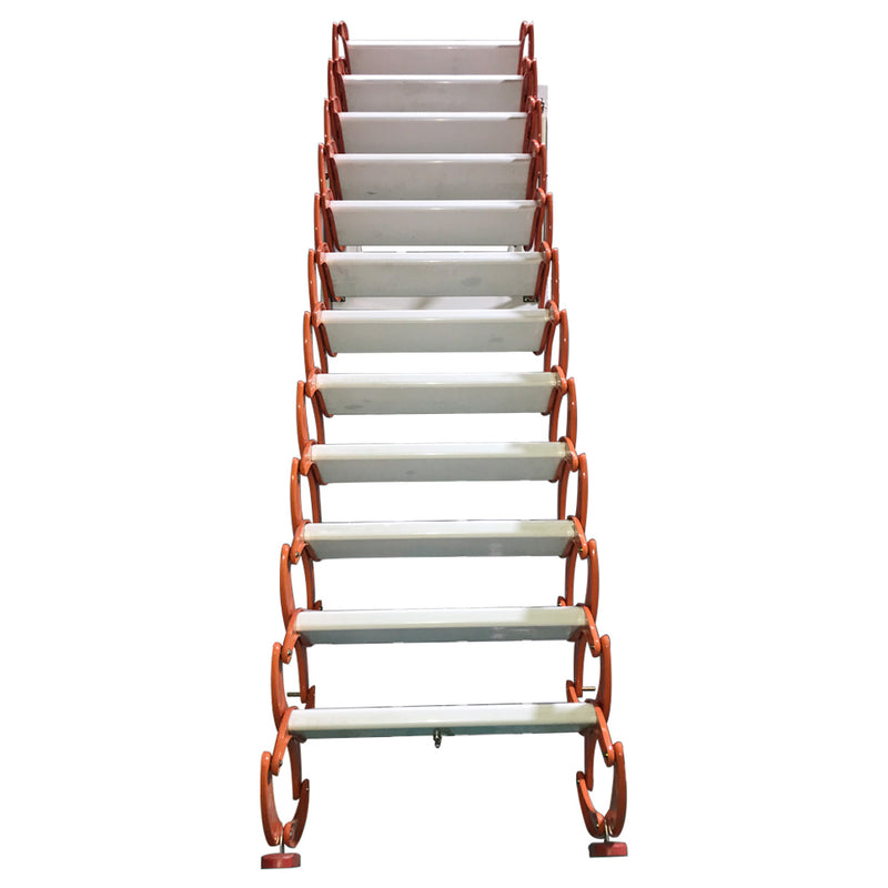 Orange Loft Wall Ladder Stairs