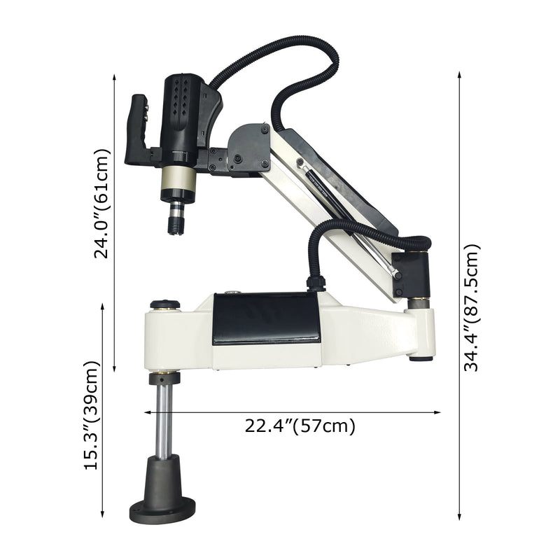 M3-M16 Vertical Electric Touch Tapping Machine 220V 600W