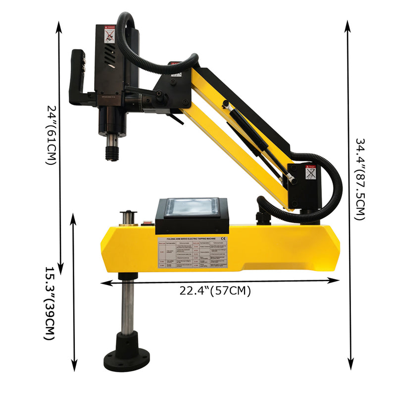 M3-M16 Universal 360° Electric Touch Tapping Machine 110V 600W