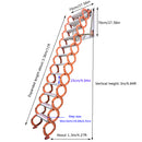 Orange Loft Wall Ladder Stairs