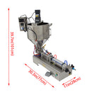 110V Paste Liquid Heating  Stirring Filling Machine