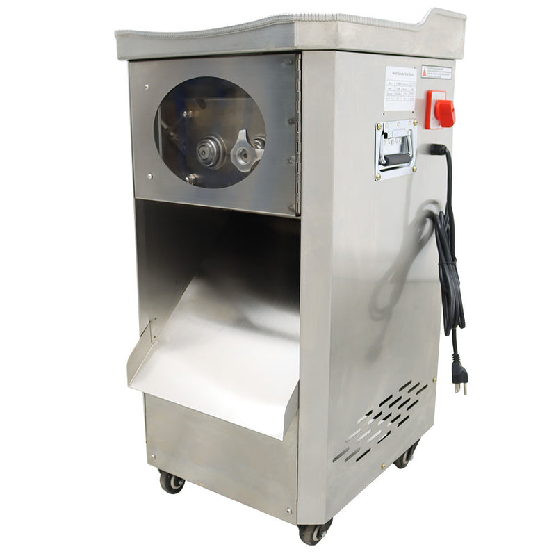 110V Stainless Commercial Meat Slicer with 4mm Blade