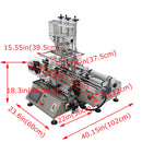 110V Desktop double  head paste filling machine