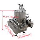 110V Desktop double  head paste filling machine