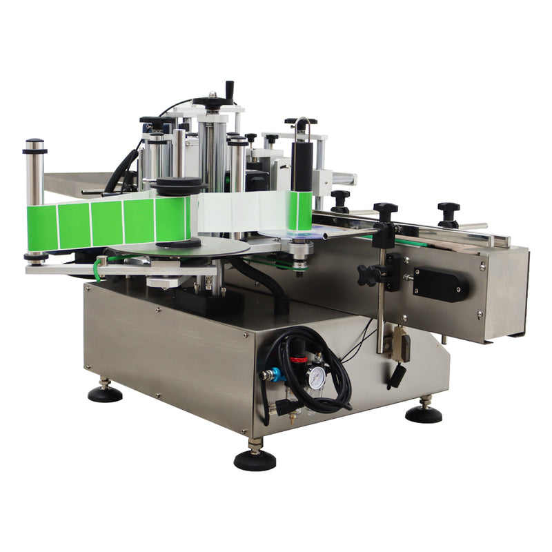 110V LT-150 Automatic Desktop Conveyor Round  Bottle High Speed Labeling Machine