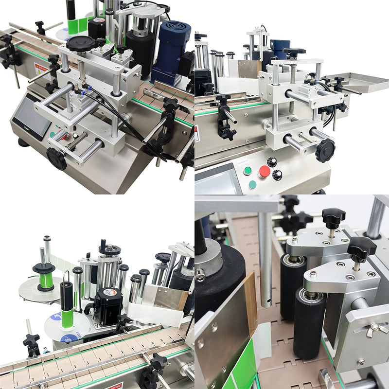 110V LT-150 Automatic Desktop Conveyor Round  Bottle High Speed Labeling Machine