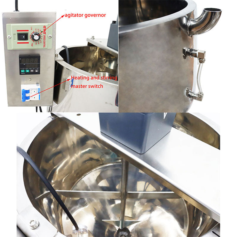 110V Paste Liquid Heating  Stirring Filling Machine