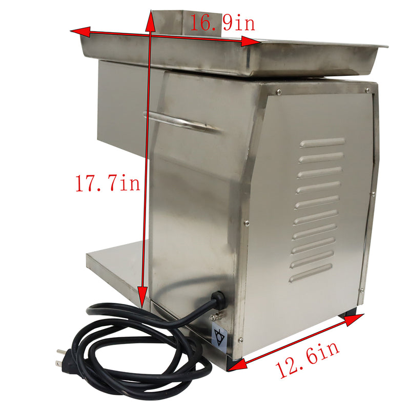 110V QX Commercial Meat Slicer with 3mm Blade