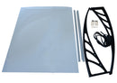 47.3″×41.7″ Polycarbonate Awning Patio Canopy Window