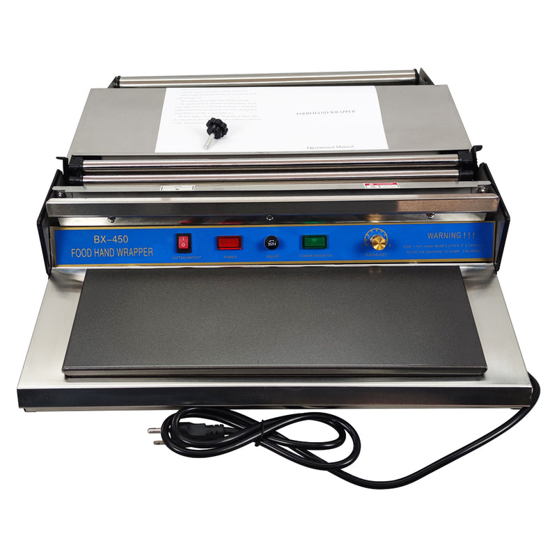 17" 450mm Food Tray Wrapper Strech Film Sealer