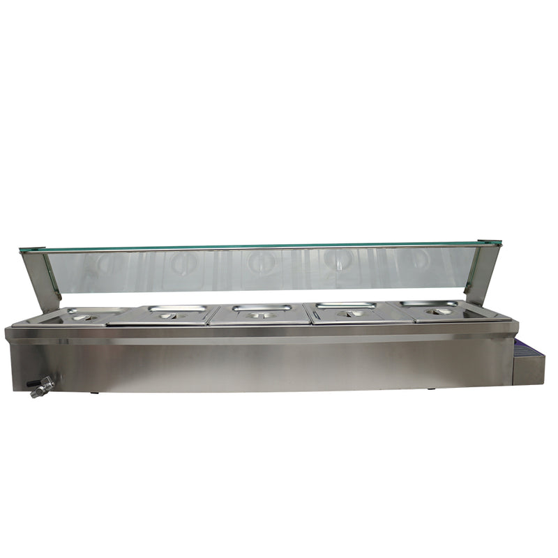 5-Pan Bain-Marie Buffet Food Warmer