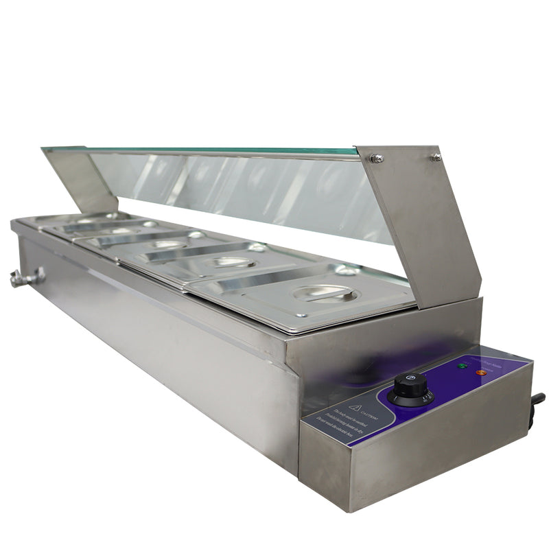 5-Pan Bain-Marie Buffet Food Warmer