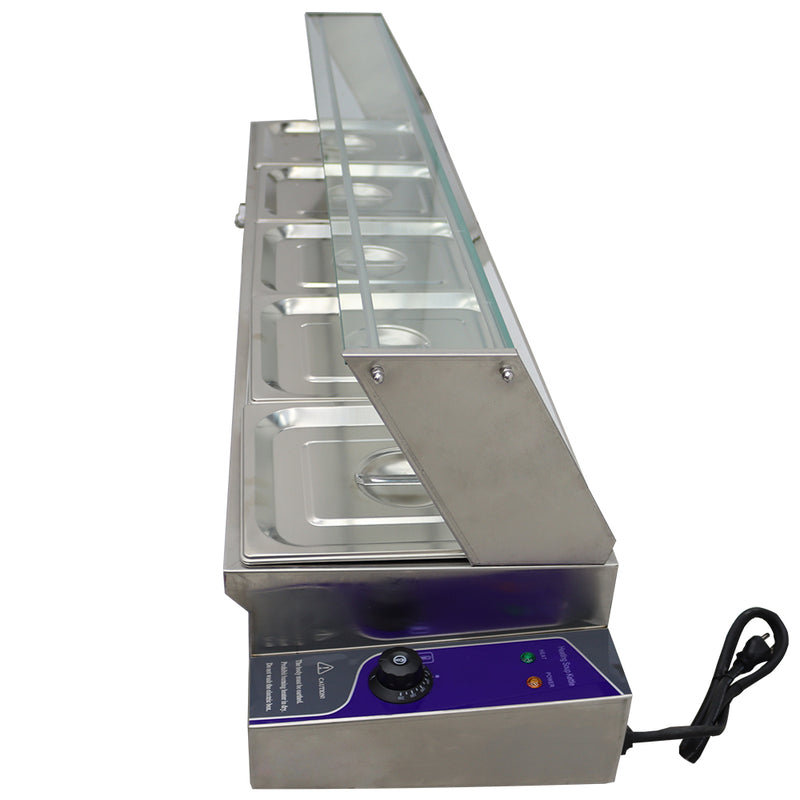 5-Pan Bain-Marie Buffet Food Warmer