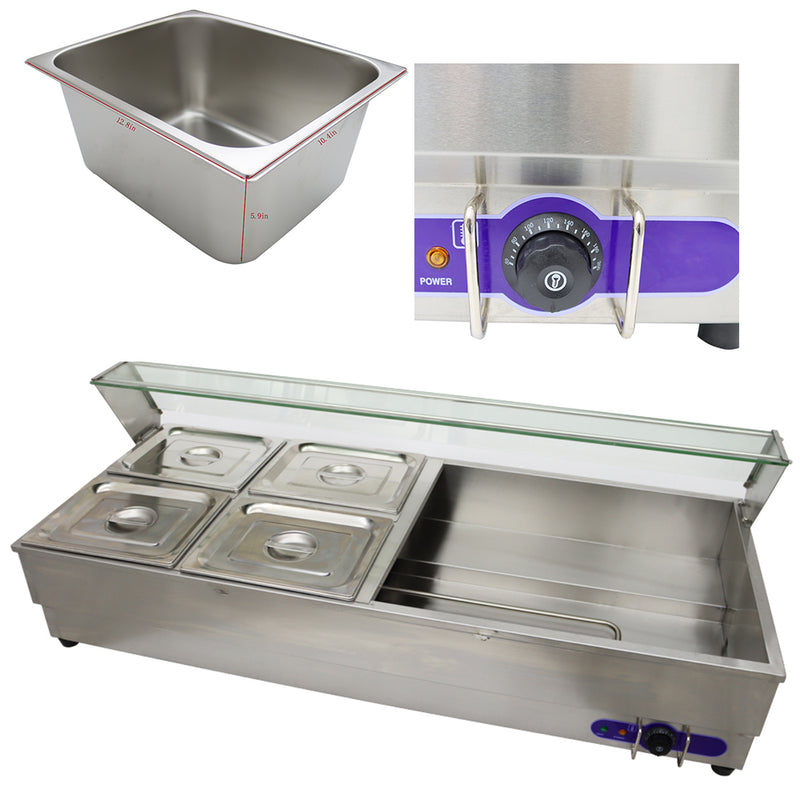 8-Pan Food Warmer