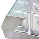 10-Pan Bain-Marie Buffet Food Warmer