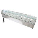 10-Pan Bain-Marie Buffet Food Warmer