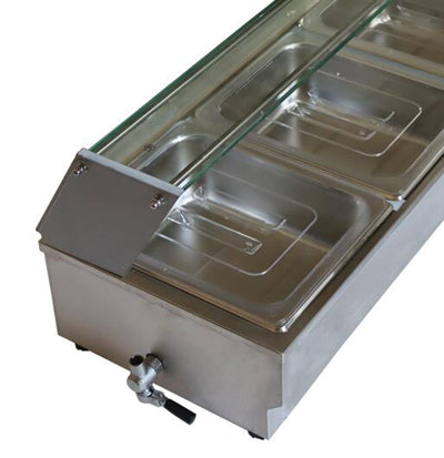 4-Pan Bain-Marie Buffet Food Warmer