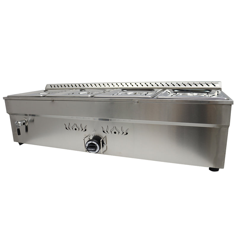 4-Pan LP GAS Food Warmer