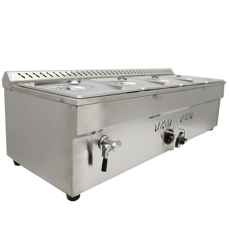 4-Pan LP GAS Food Warmer