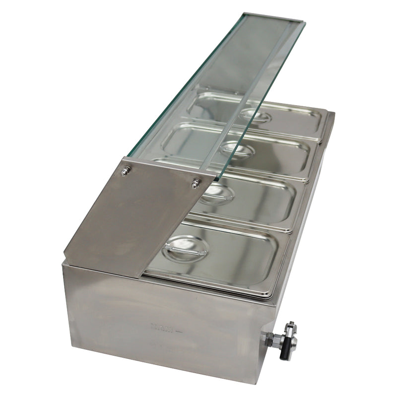 4-Pot Bain-Marie Buffet Food Warmer