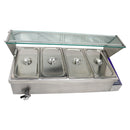 4-Pot Bain-Marie Buffet Food Warmer