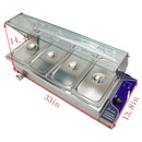 4-Pot Bain-Marie Buffet Food Warmer